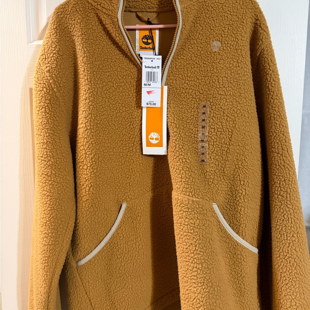 Timberland Tan Fleece Jacket